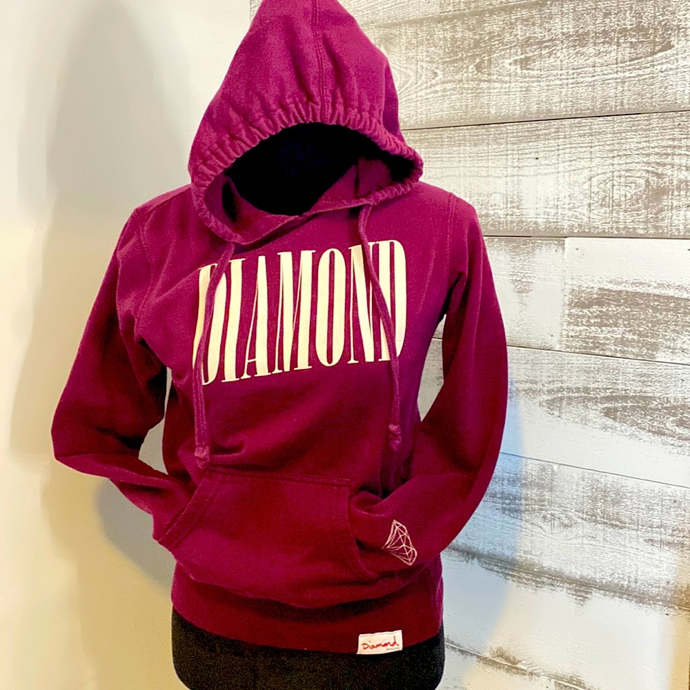 Burgundy hoody